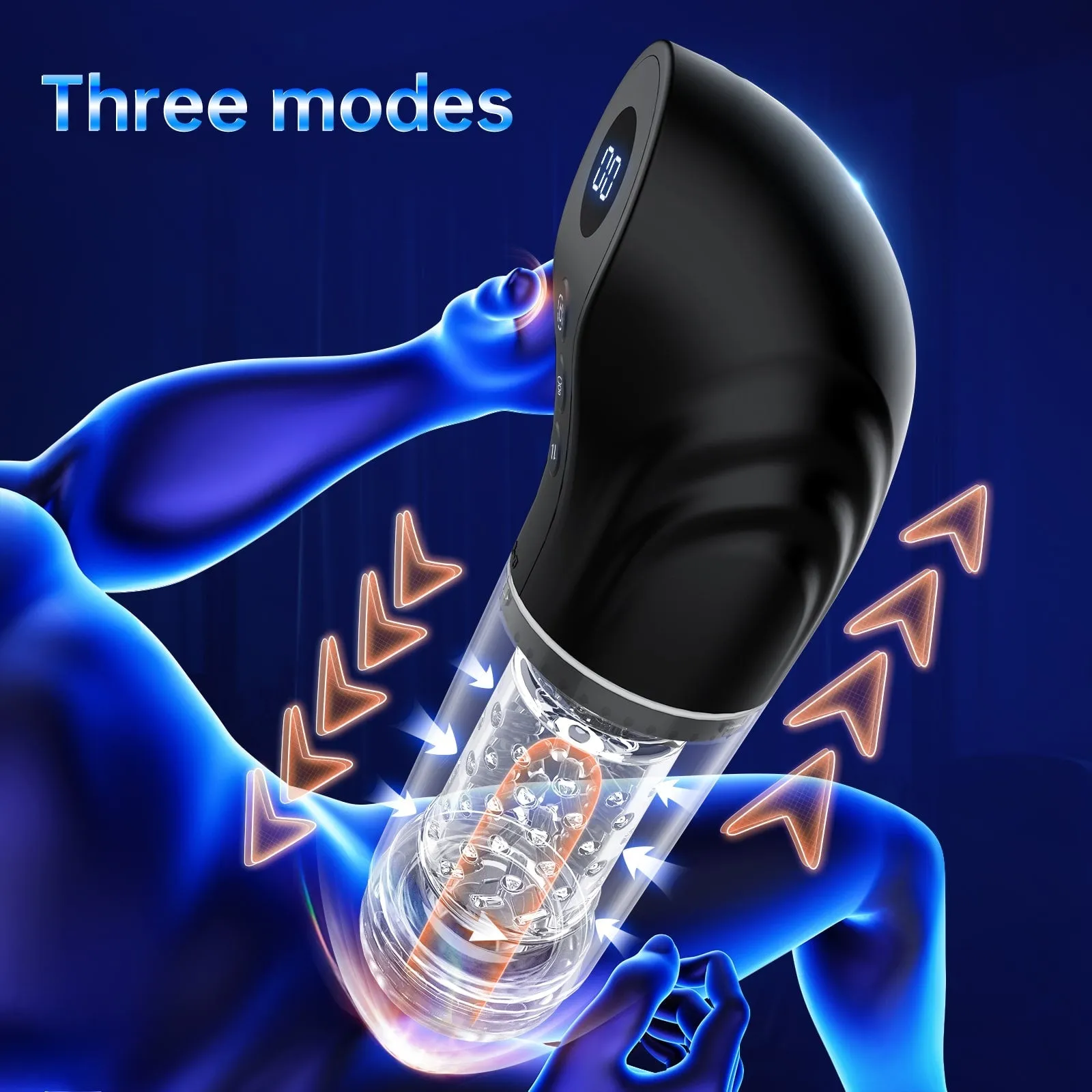 Bongo | 3 in 1 Automatic Male Masturbator with LCD Dsiplay Male Sex Toy