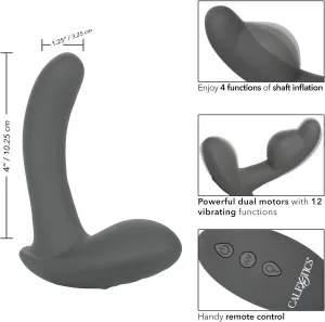 Calexotics  Eclipse | Remote Control Inflatable Probe | 12 Functions | Dual Motors