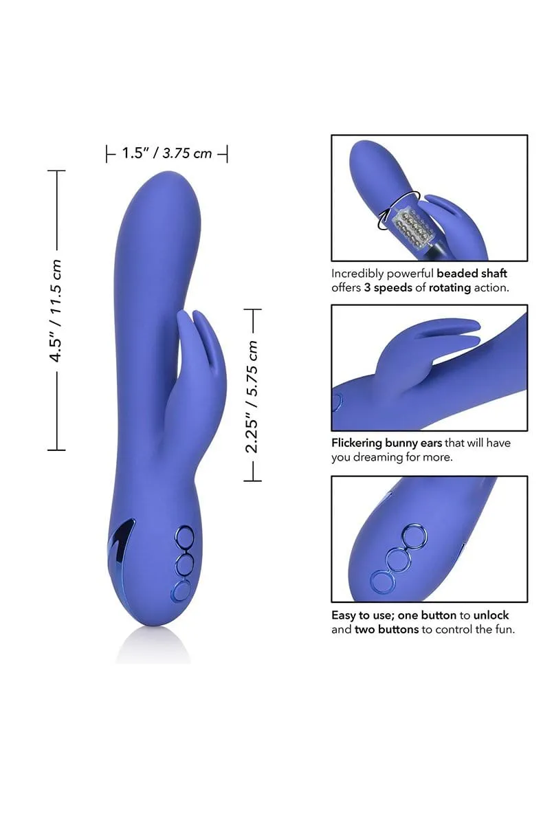 California Dreaming Beverly Hills Bunny Purple Rabbit Style Vibrator