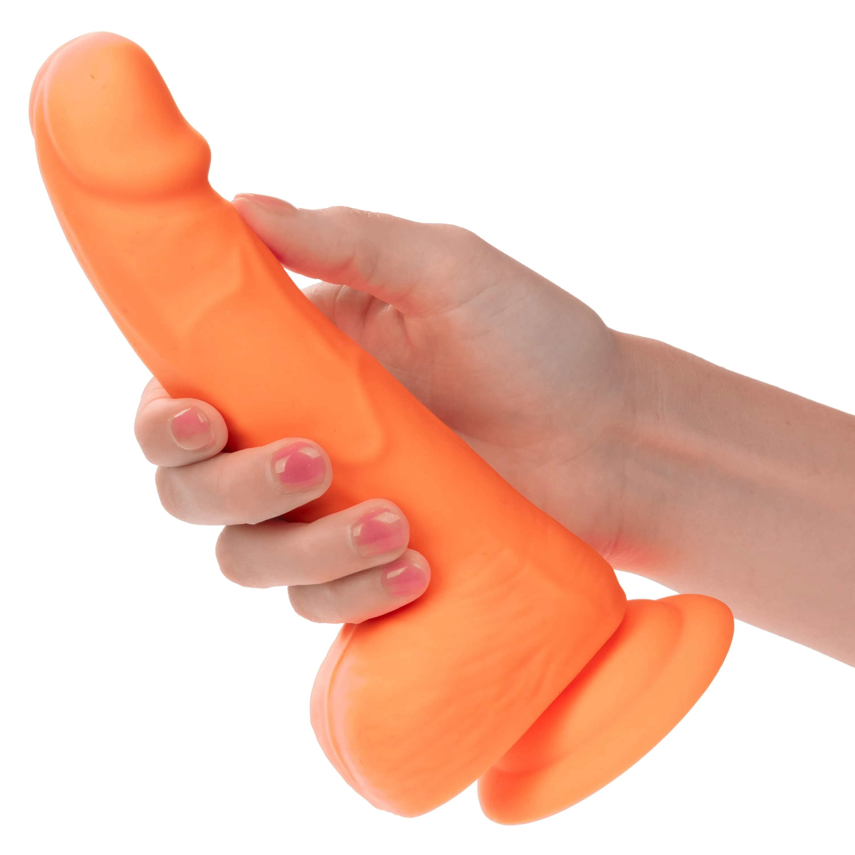 California Exotics - Neon Silicone Studs Realistic Dildo 6