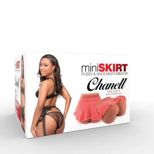 Channell Heart Mini Skirt Pussy & Anus Masturbator
