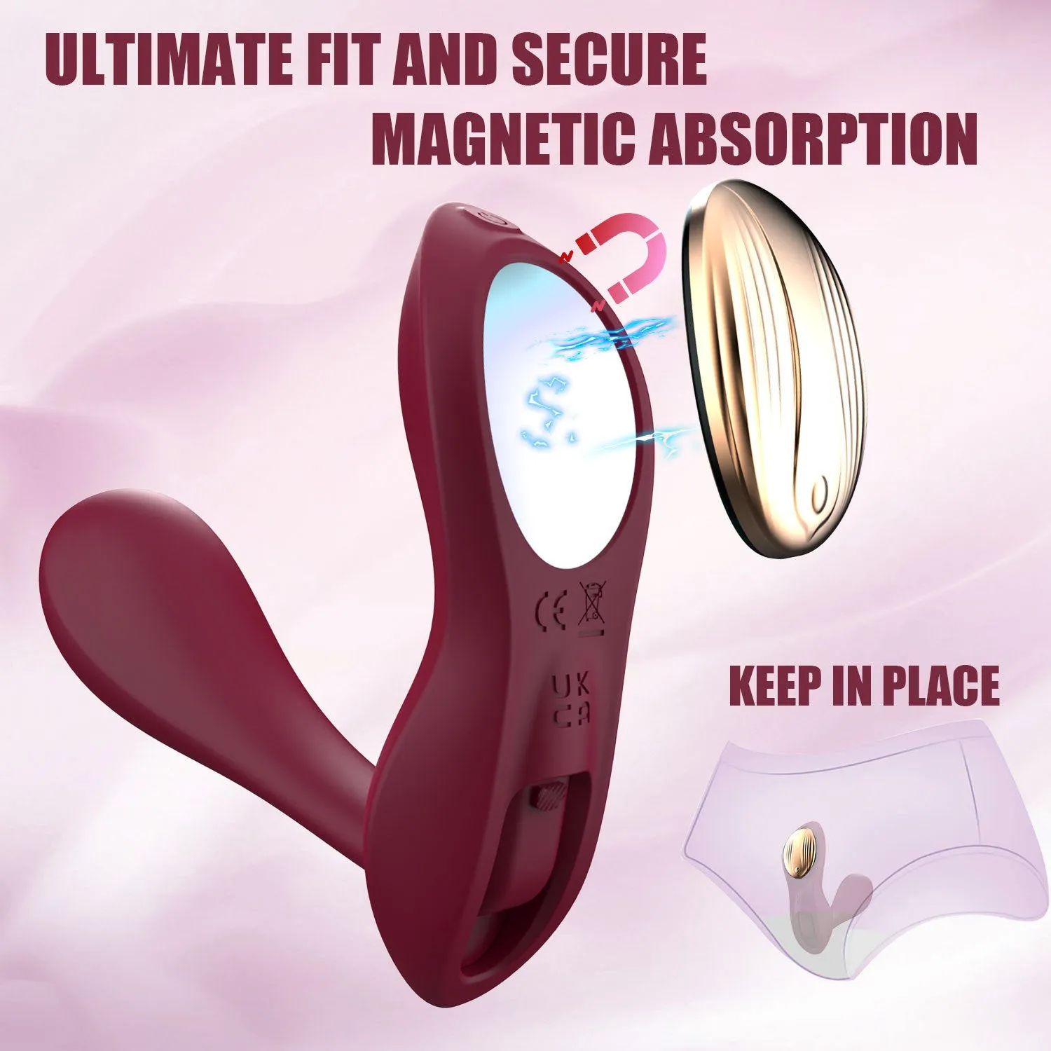 Combination Vibrating Panty Butt Plug Vibrator - Remote Control Clit G Spot Anal Stimulator