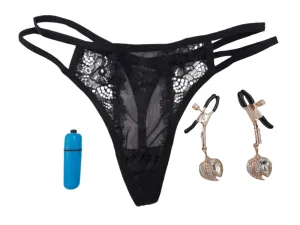 Come Closer | Bullet Vibrating Panty | Black