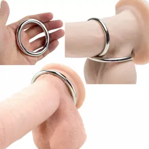 Come Closer Cock Ring Set | M & L | Stainless Steel