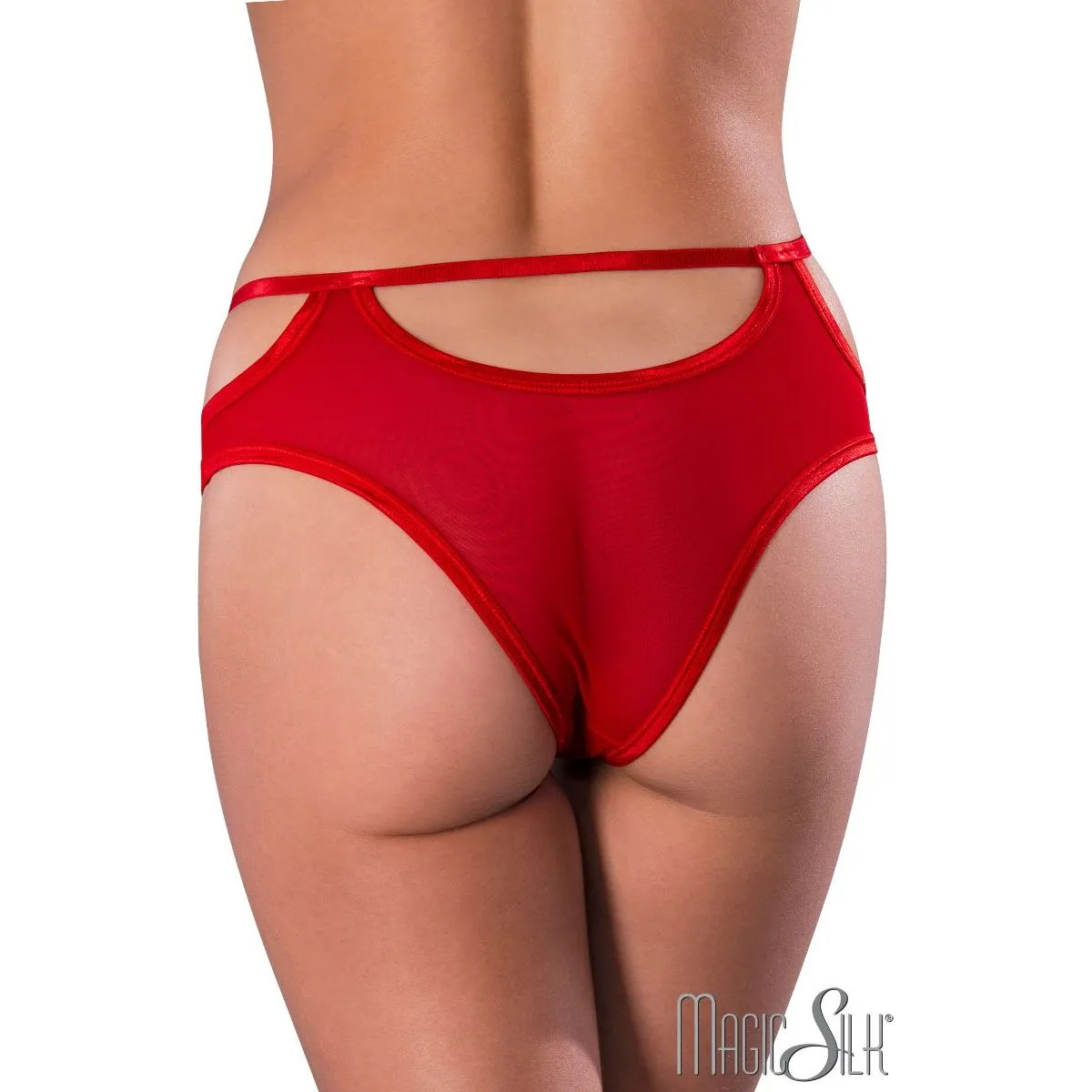 Cutout Bow Boy Shorts by Magic Silk