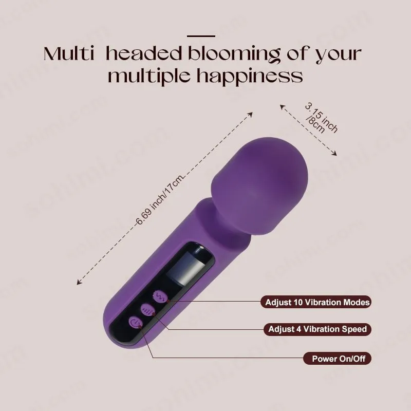 DADUN| 4 in1 Multifunctional Powerful Wand Vibrator Sex Toy Kit