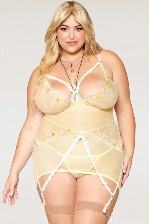Daisy Garter Chemise