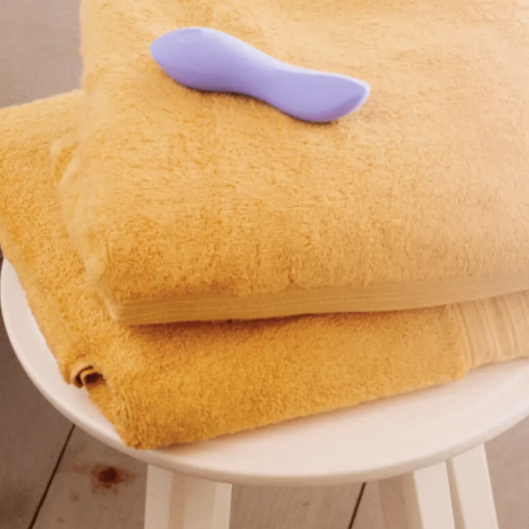 Dame Dip Beginner's  Internal & External Silicone Vibrator - Periwinkle
