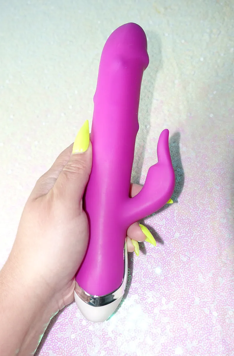 Dancing Pearl Rabbit Vibrator in Purple