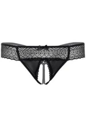 Daring Roxanne | Crotchless | Embroidery | 4 Way Stretch