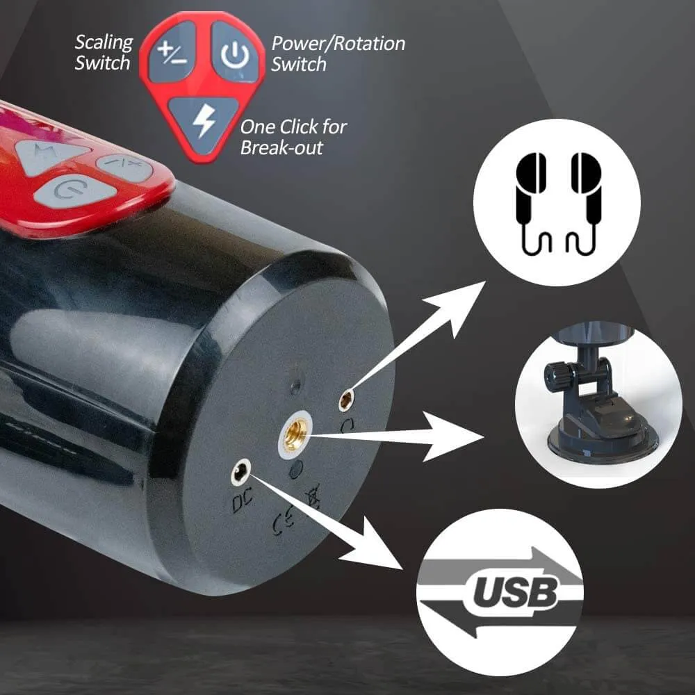 DarkKnight2 - Male Masturbator Thrusting Rotating Blowjob Machine