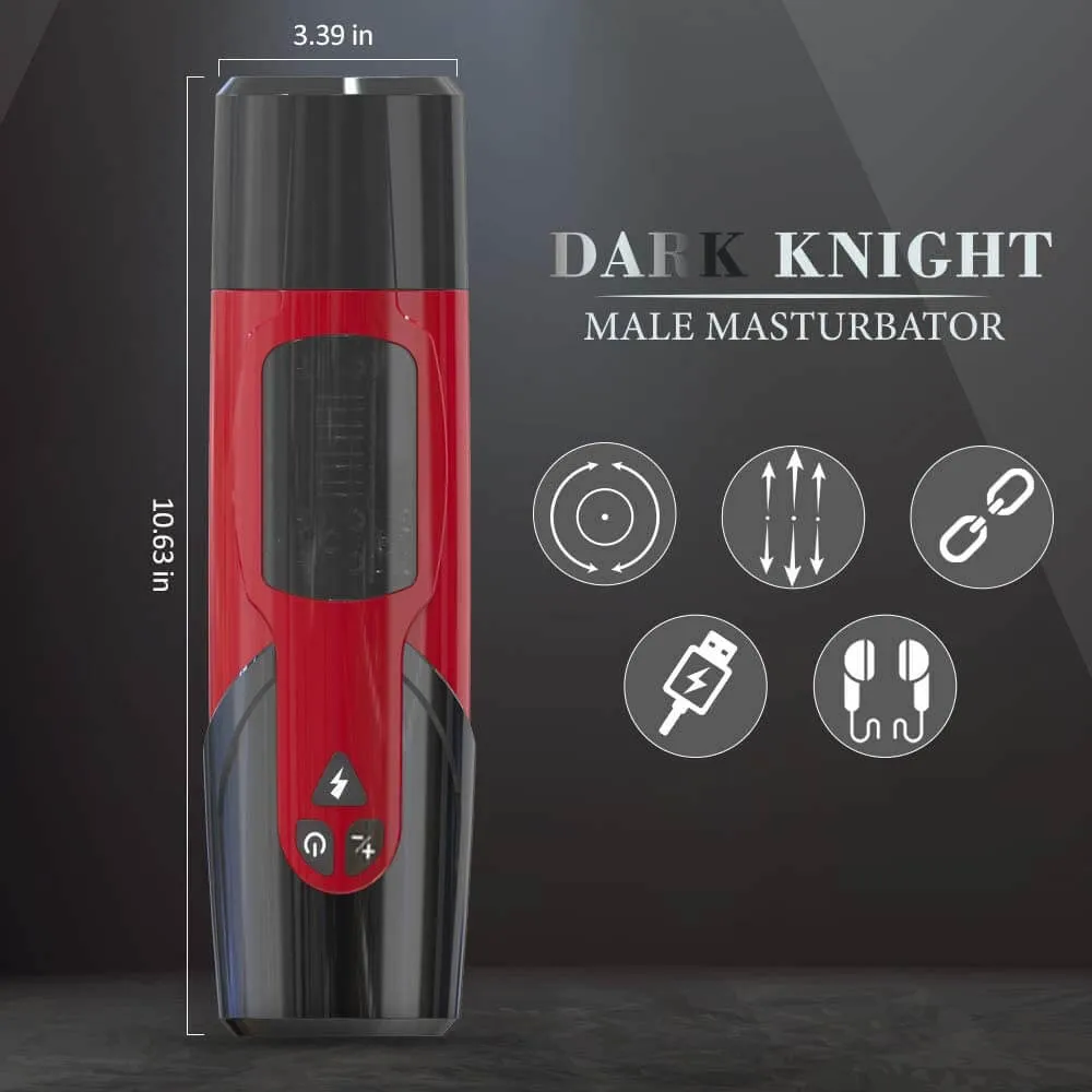 DarkKnight2 - Male Masturbator Thrusting Rotating Blowjob Machine