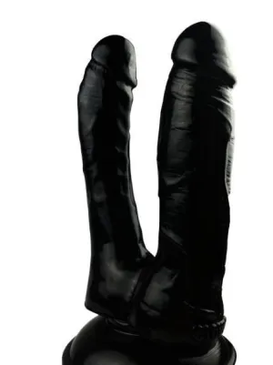 Double Dildo(Black) for Vagina and Anal