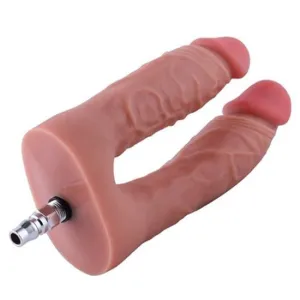 Double Dildo(Flesh) for Vagina and Anal