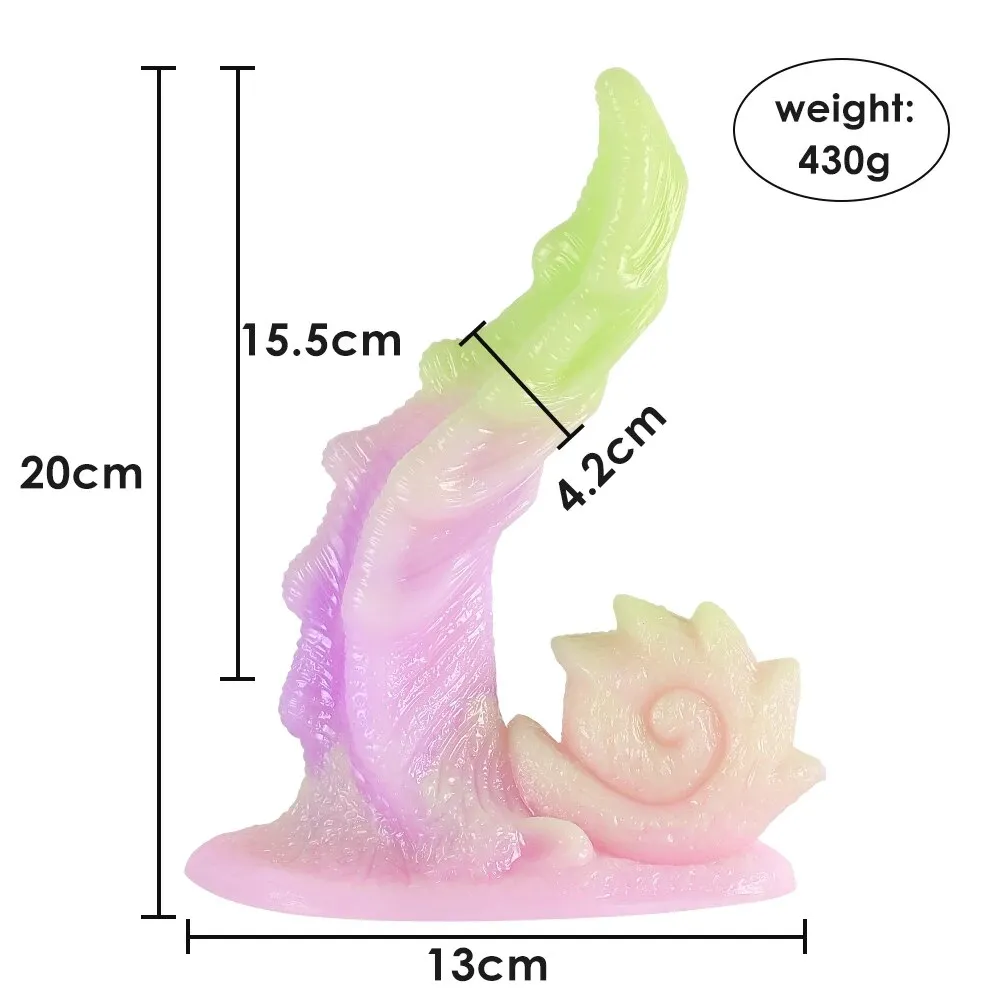 Dragon Tentacle Dildos Butt Plug - Luminous Anal Clit Stimulatior Monsterdildo Sex Toys