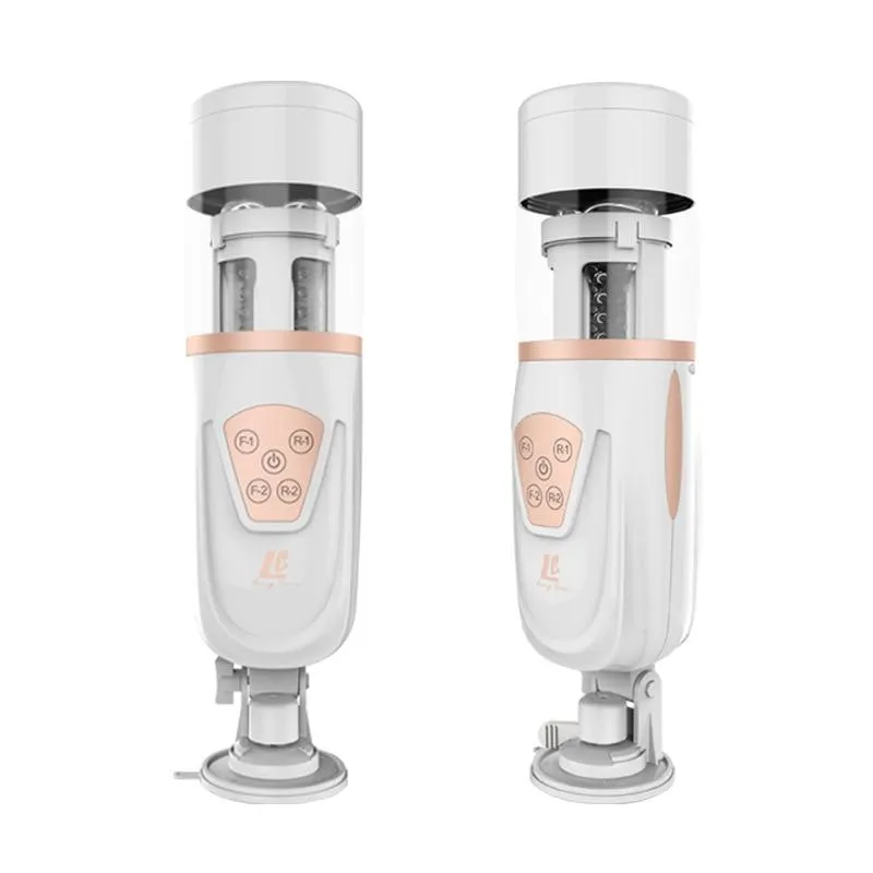 EASY.LOVE Men Masturbation Rotating Retractable Sex Vibrator