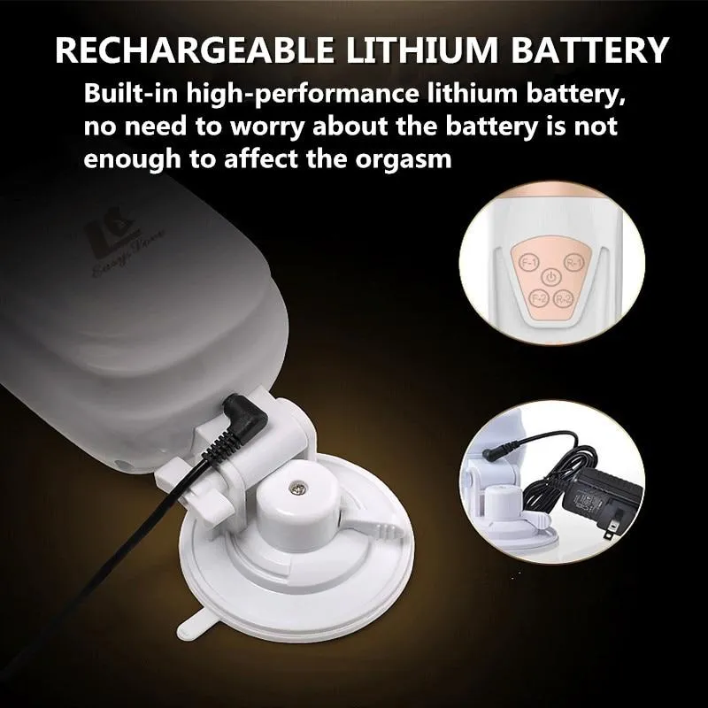 EASY.LOVE Men Masturbation Rotating Retractable Sex Vibrator
