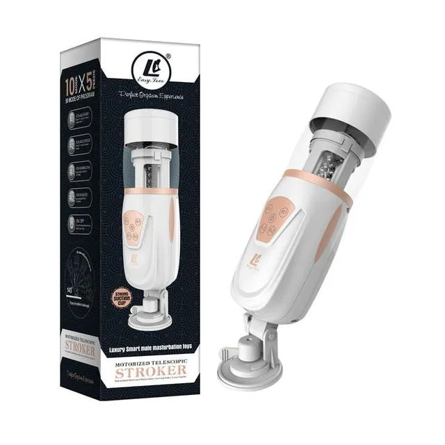 EASY.LOVE Men Masturbation Rotating Retractable Sex Vibrator