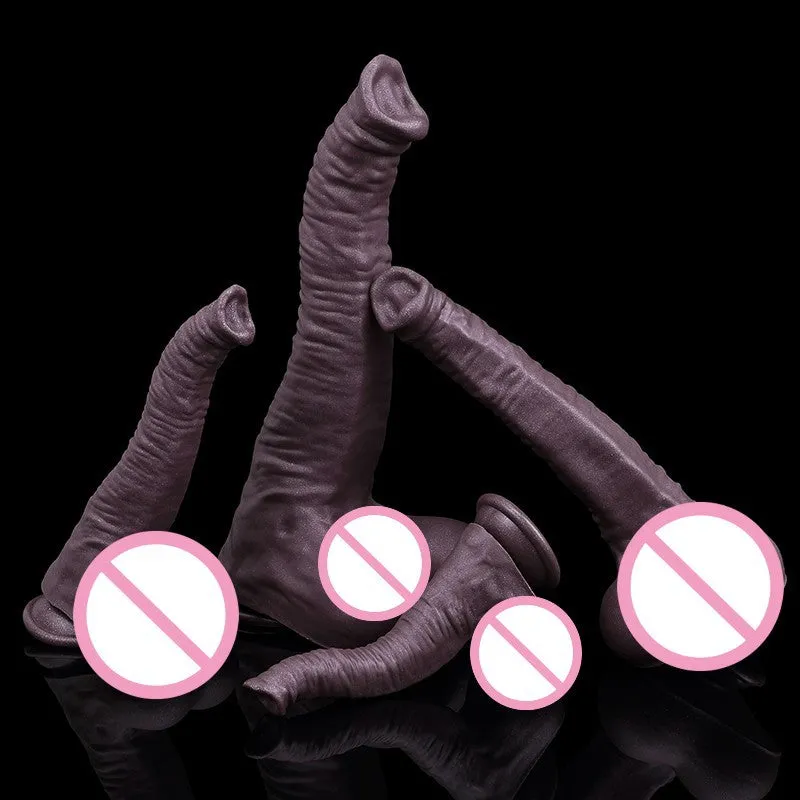 Elephant Anal Dildo Butt Plug - Realistic Animal Monsterdildo Silicone Male Female Sex Toy