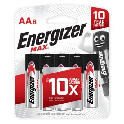 Energizer - Max Alkaline Power E91 AA Battery Value Pack