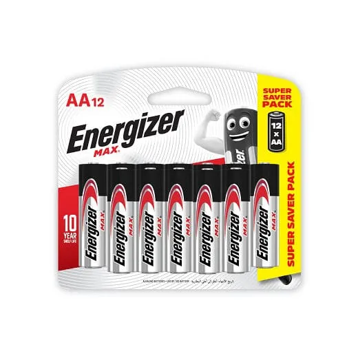 Energizer - Max Alkaline Power E91 AA Battery Value Pack
