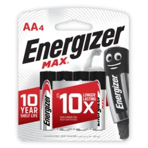 Energizer - Max Alkaline Power E91 AA Battery Value Pack