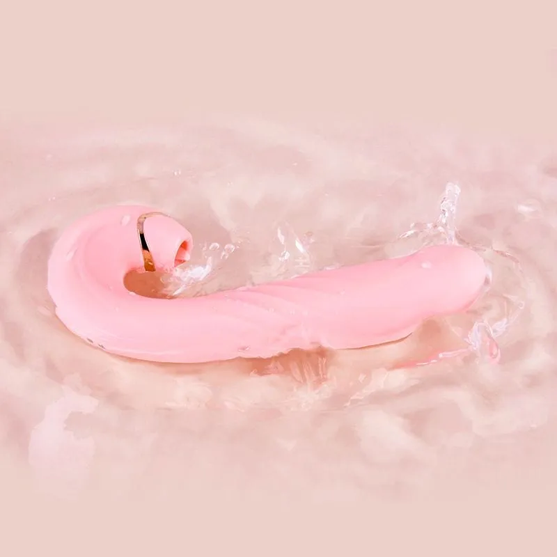 Erocome - Draco Thrusting Vibrating Sucking Heating Dildo 6.8 (Pink)