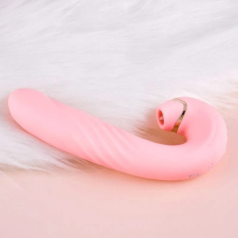 Erocome - Draco Thrusting Vibrating Sucking Heating Dildo 6.8 (Pink)