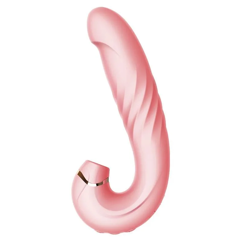 Erocome - Draco Thrusting Vibrating Sucking Heating Dildo 6.8 (Pink)