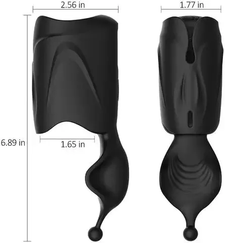 Eros Glans & Shaft Stimulator | Vibrating Masturbator | 10 Vibrations | USB