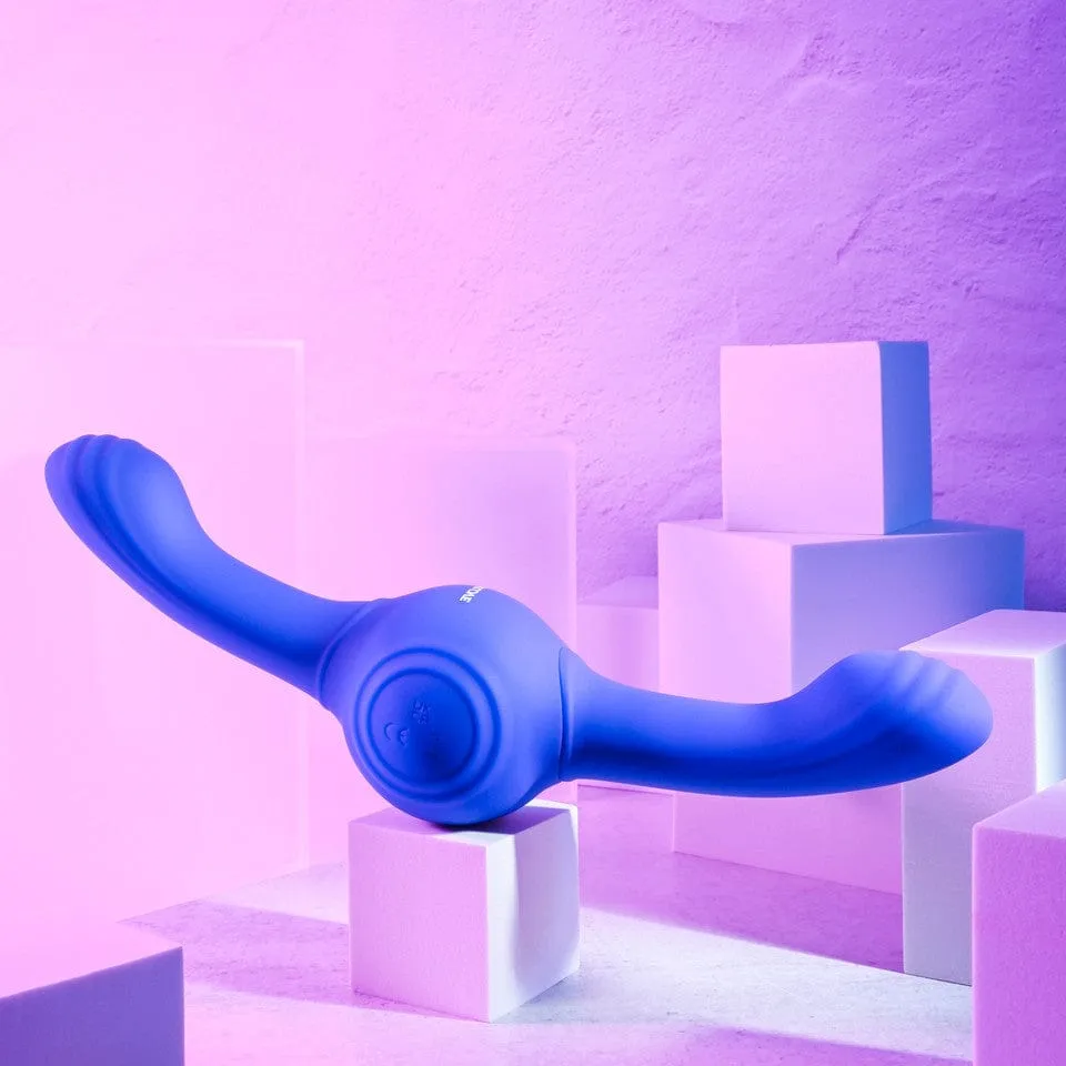 Evolved - Our Gyro Vibe Vibrating Double Dildo (Purple)
