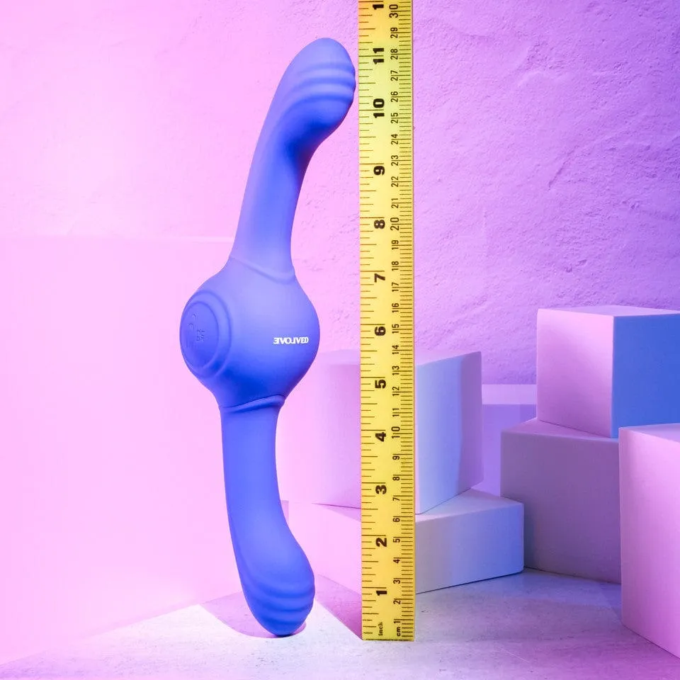 Evolved - Our Gyro Vibe Vibrating Double Dildo (Purple)