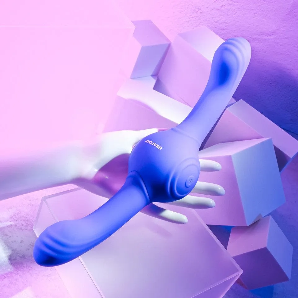 Evolved - Our Gyro Vibe Vibrating Double Dildo (Purple)
