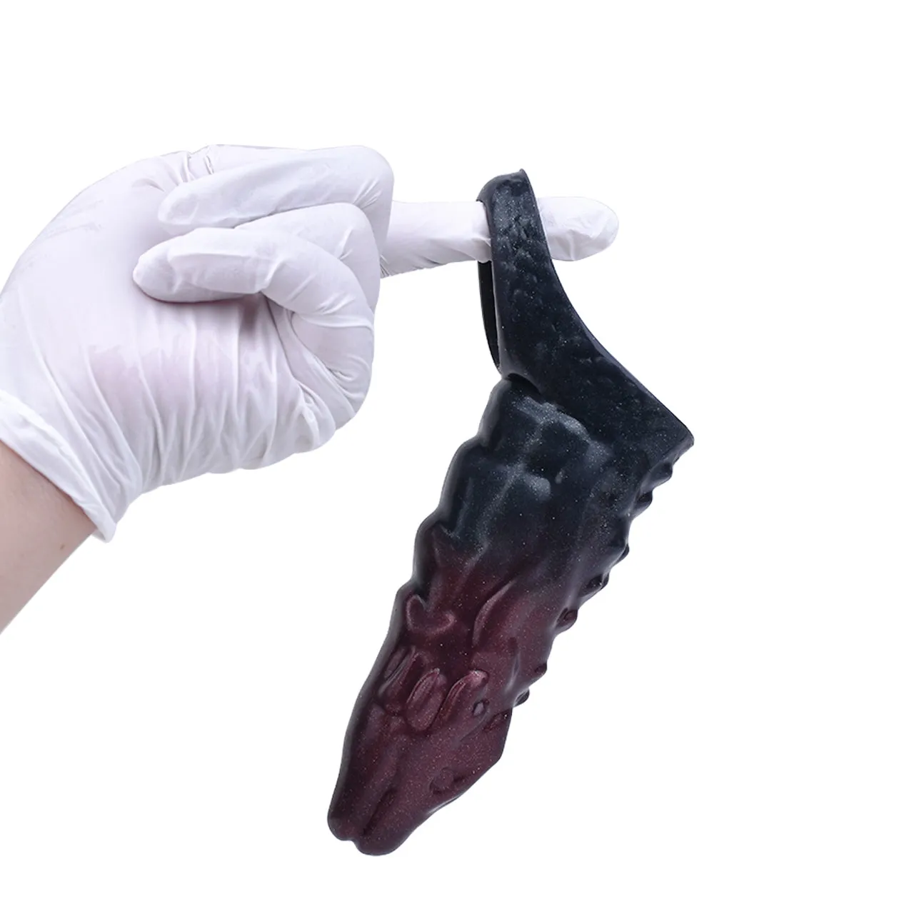Fantasy Dragondildo Cock Sleeve - Penis Sheath Extender Silicone Ribbed Condoms