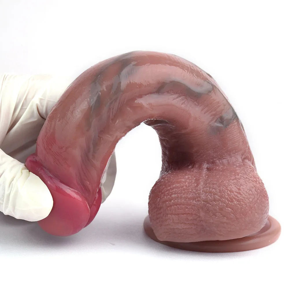 Fantasy Lifelike Anal Dildo Prostate Massager - Realistic Silicone Suction Cup Sex Toy for Women