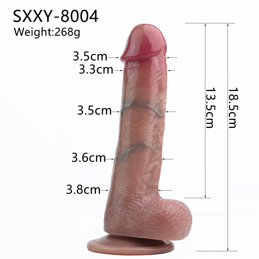 Fantasy Lifelike Anal Dildo Prostate Massager - Realistic Silicone Suction Cup Sex Toy for Women