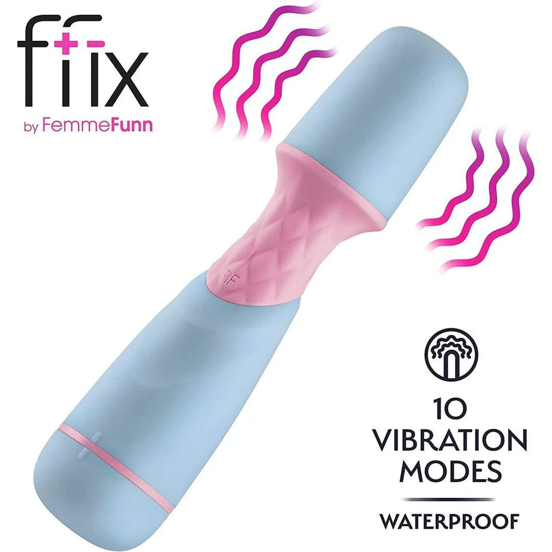Femme Funn FFIX Mini Wand Massager - Blue