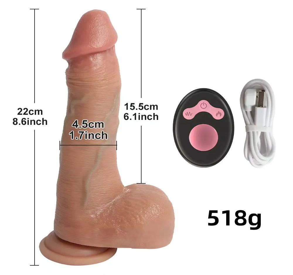 Fernandos | Realistic 22cm Swing & Heating  Dildo | Remote | USB