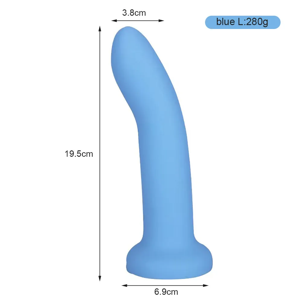 Finger Prostate Massage Anal Dildo - Silicone Butt Plug Sex Toys for Men Women