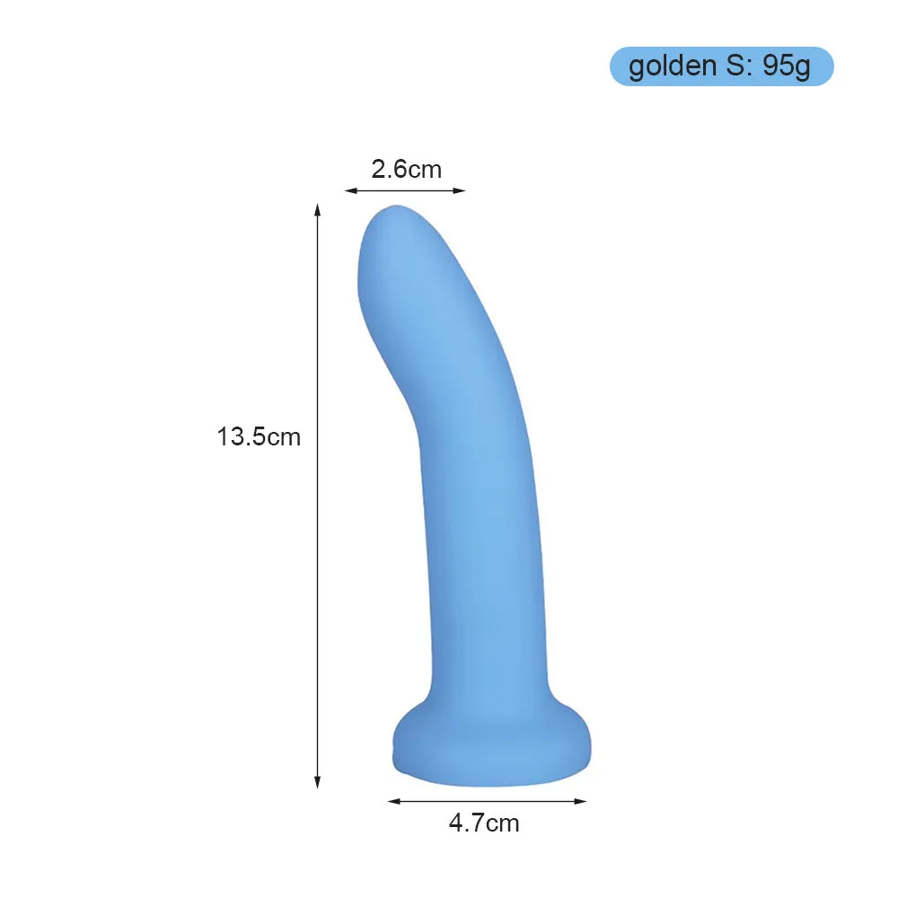 Finger Prostate Massage Anal Dildo - Silicone Butt Plug Sex Toys for Men Women