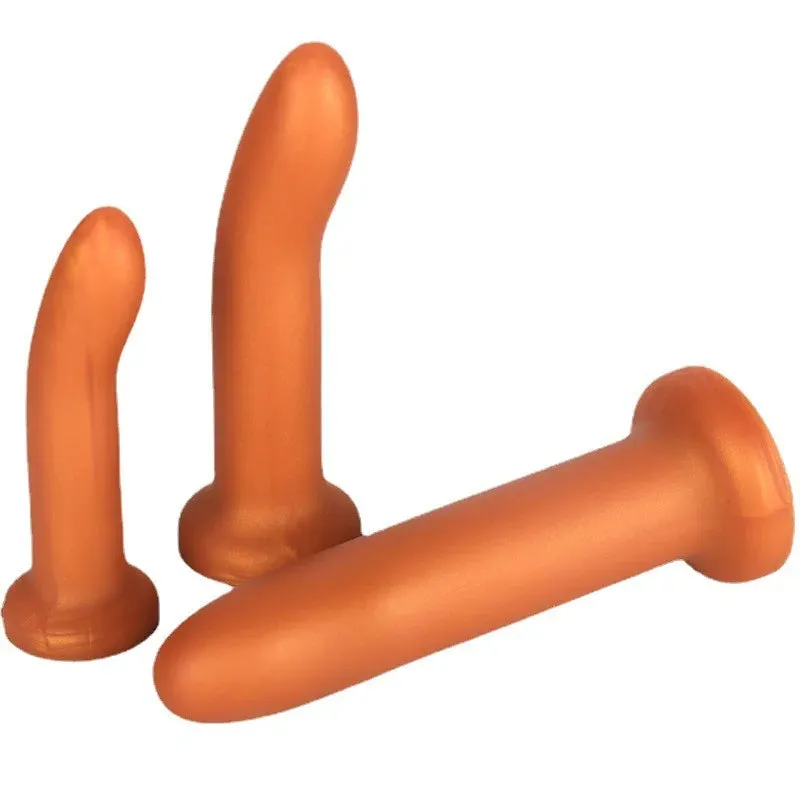 Finger Prostate Massage Anal Dildo - Silicone Butt Plug Sex Toys for Men Women