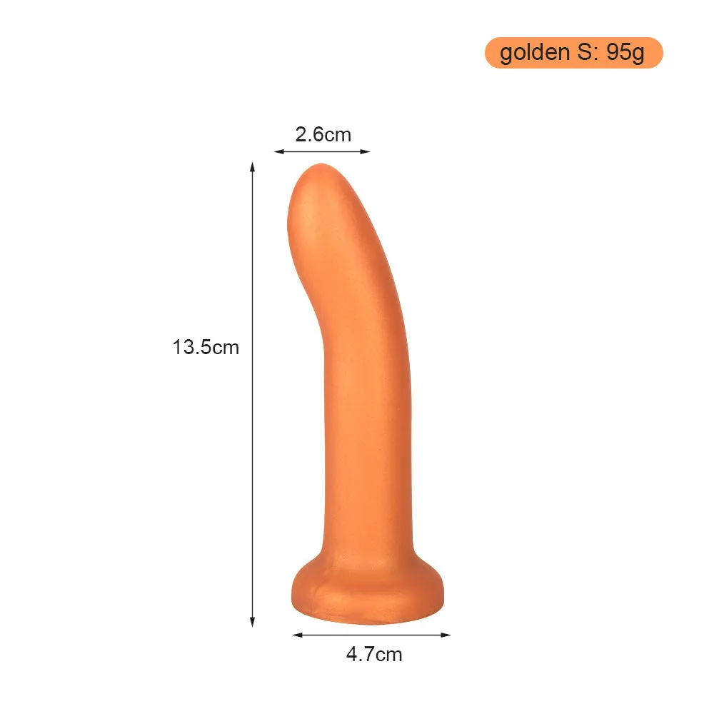 Finger Prostate Massage Anal Dildo - Silicone Butt Plug Sex Toys for Men Women