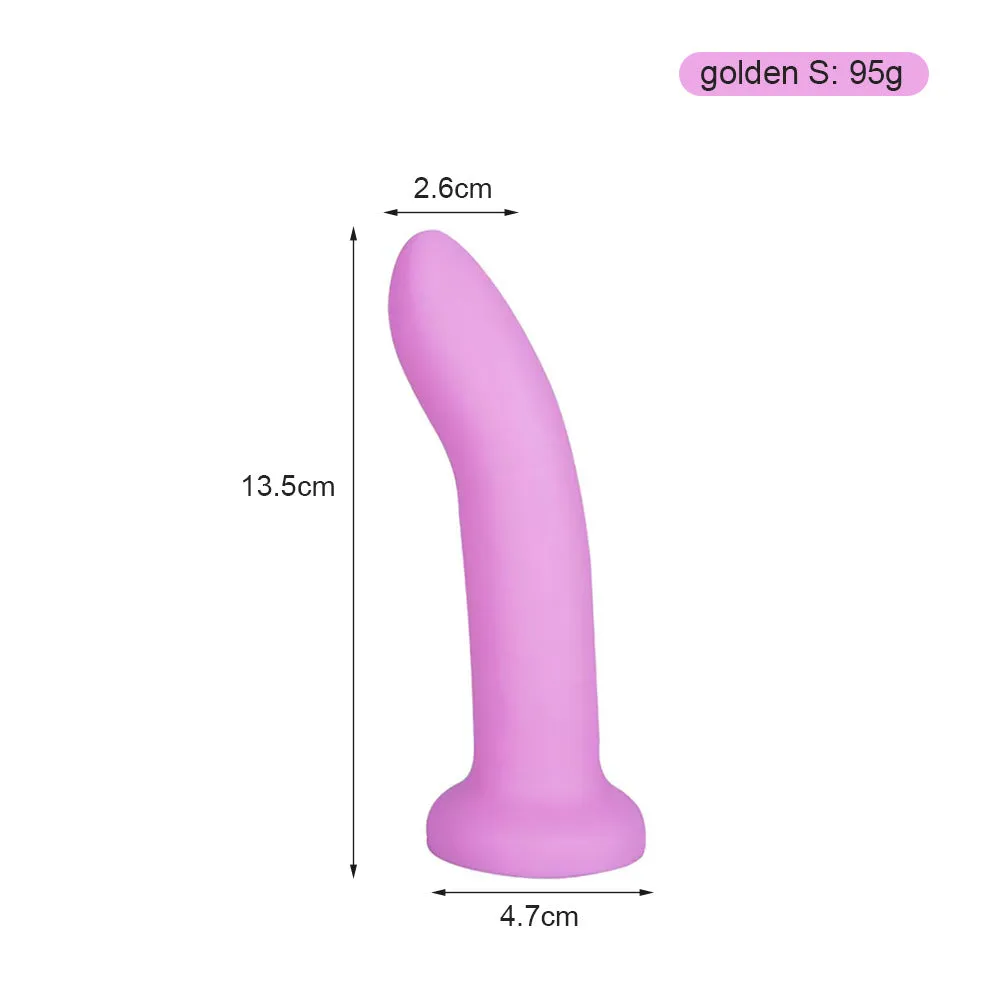Finger Prostate Massage Anal Dildo - Silicone Butt Plug Sex Toys for Men Women