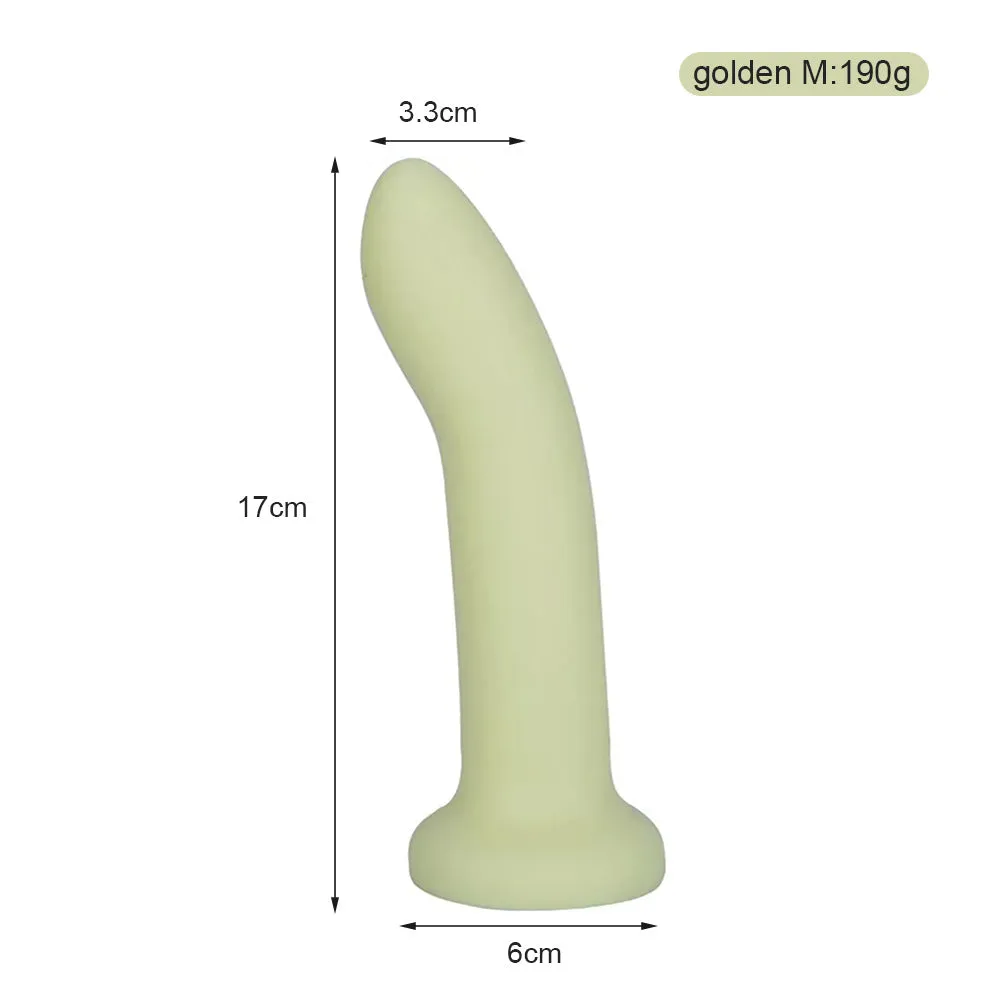 Finger Prostate Massage Anal Dildo - Silicone Butt Plug Sex Toys for Men Women