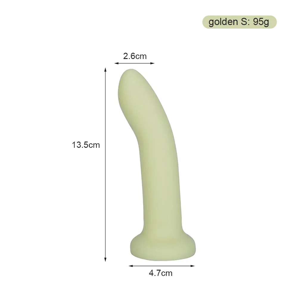 Finger Prostate Massage Anal Dildo - Silicone Butt Plug Sex Toys for Men Women
