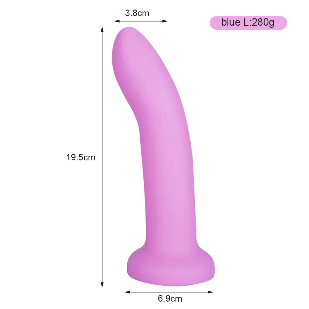 Finger Prostate Massage Anal Dildo - Silicone Butt Plug Sex Toys for Men Women