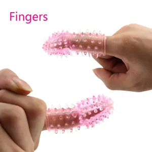 Finger Sleeve in Pakistan – Masturbator Massager Clitoris Stimulate Sex Toys – Pink