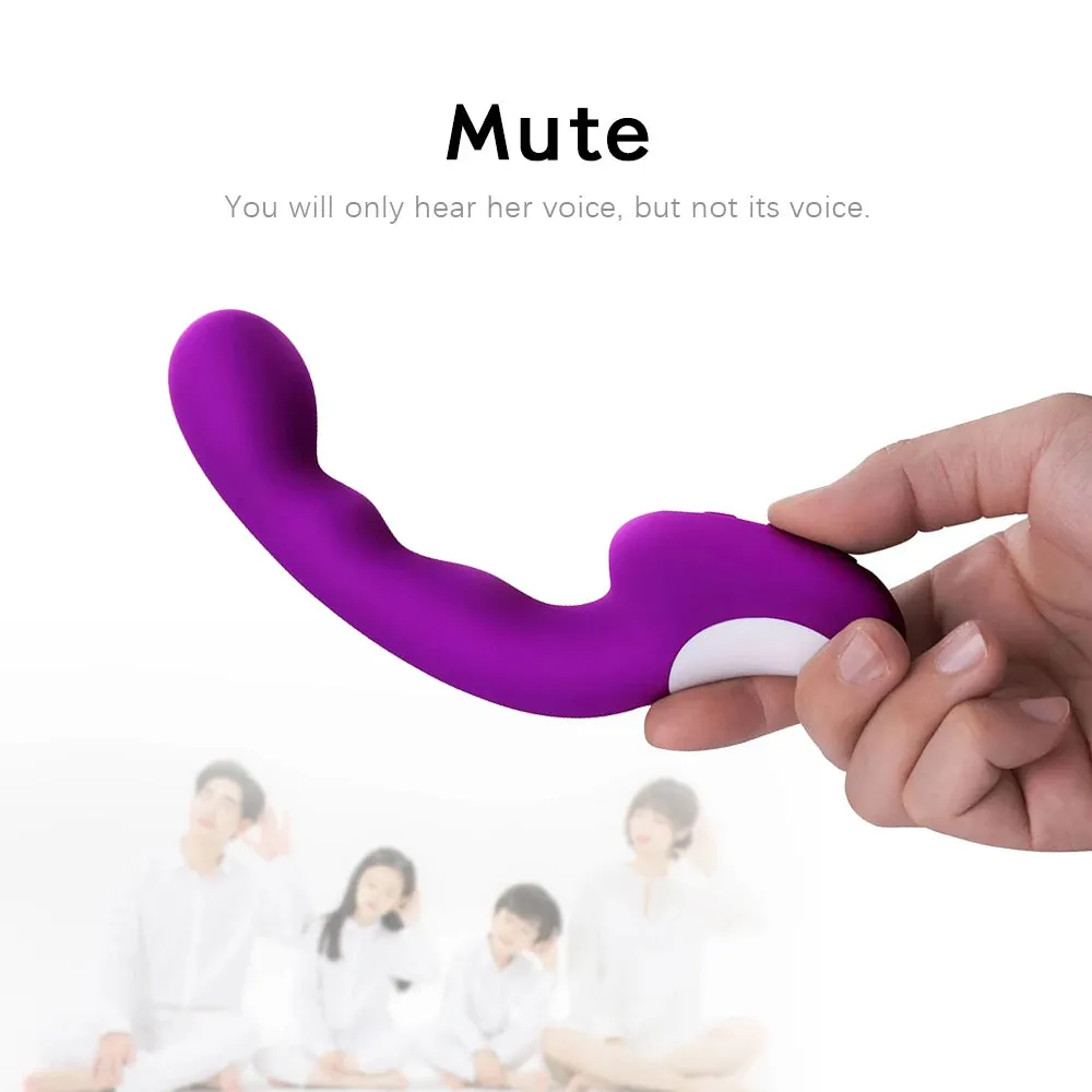 Finger Vibrator Prostate Massager - 30 Intense G Spot Stimulator Vibrating Butt Plug