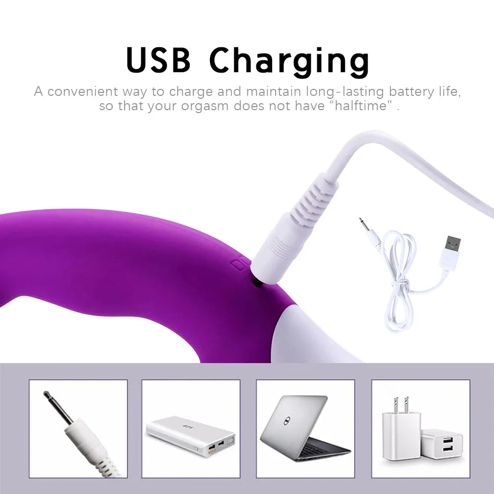 Finger Vibrator Prostate Massager - 30 Intense G Spot Stimulator Vibrating Butt Plug