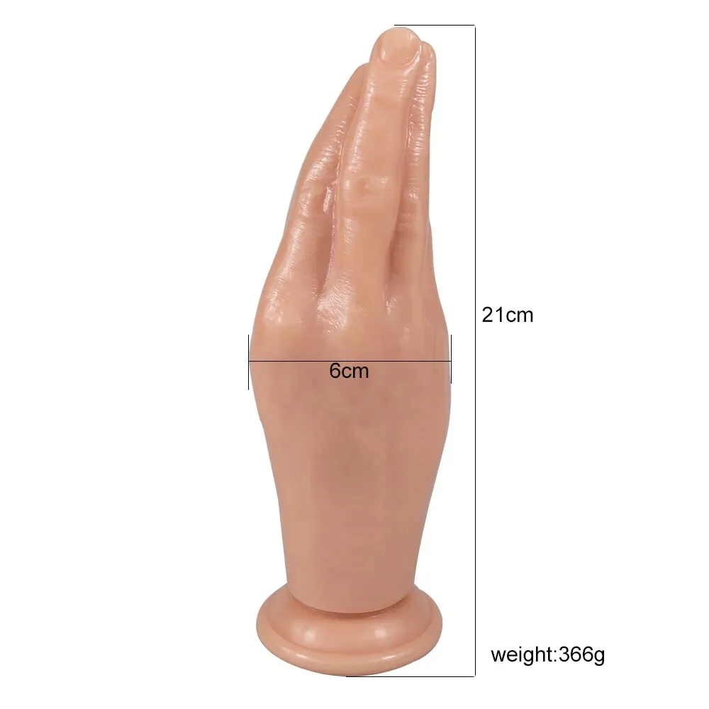 Fisting Realistic Dildos Butt Plug - Lifelike Fantasy Hand Masturbation Sex Toy for Men Women